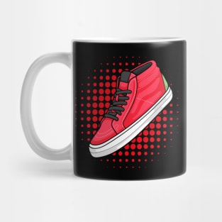 Block Tongue Red Sneaker Mug